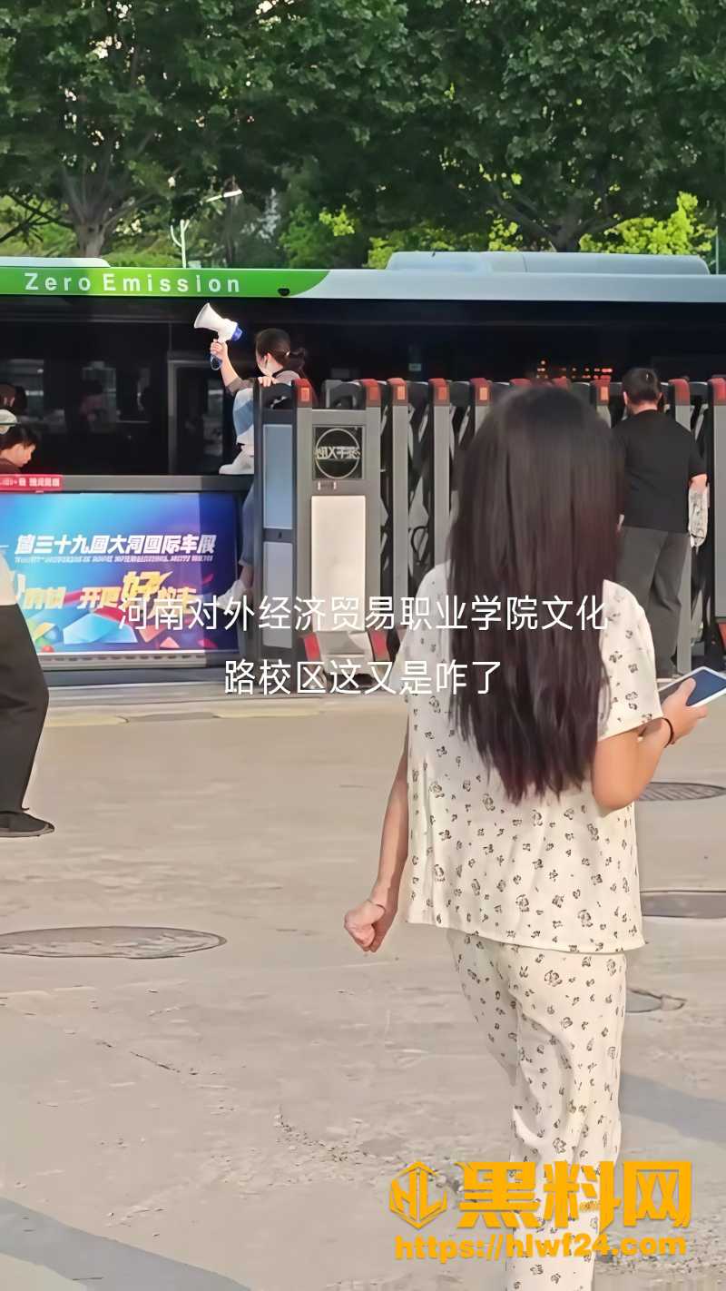 河南郑州对外经贸职业学院翻车2