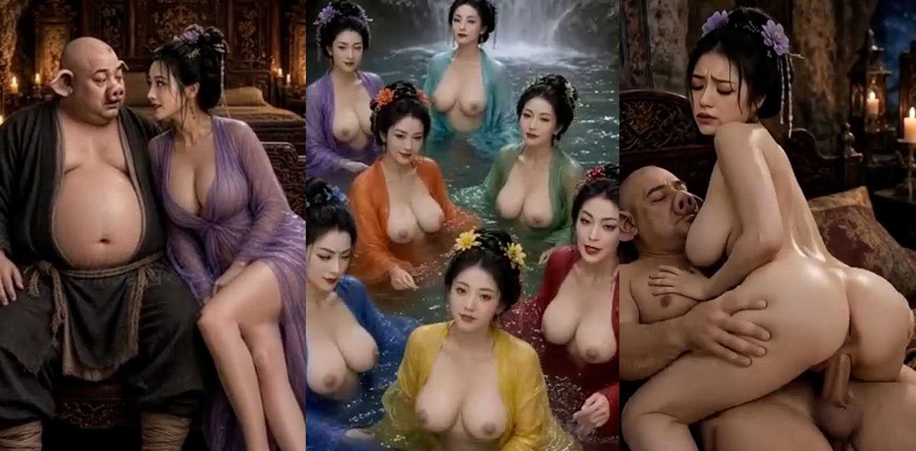 AI成人短剧 猪八戒大战蜘蛛精 为了拯救师傅猪八戒单闯盘丝洞 爆乳蜘蛛精极限榨精