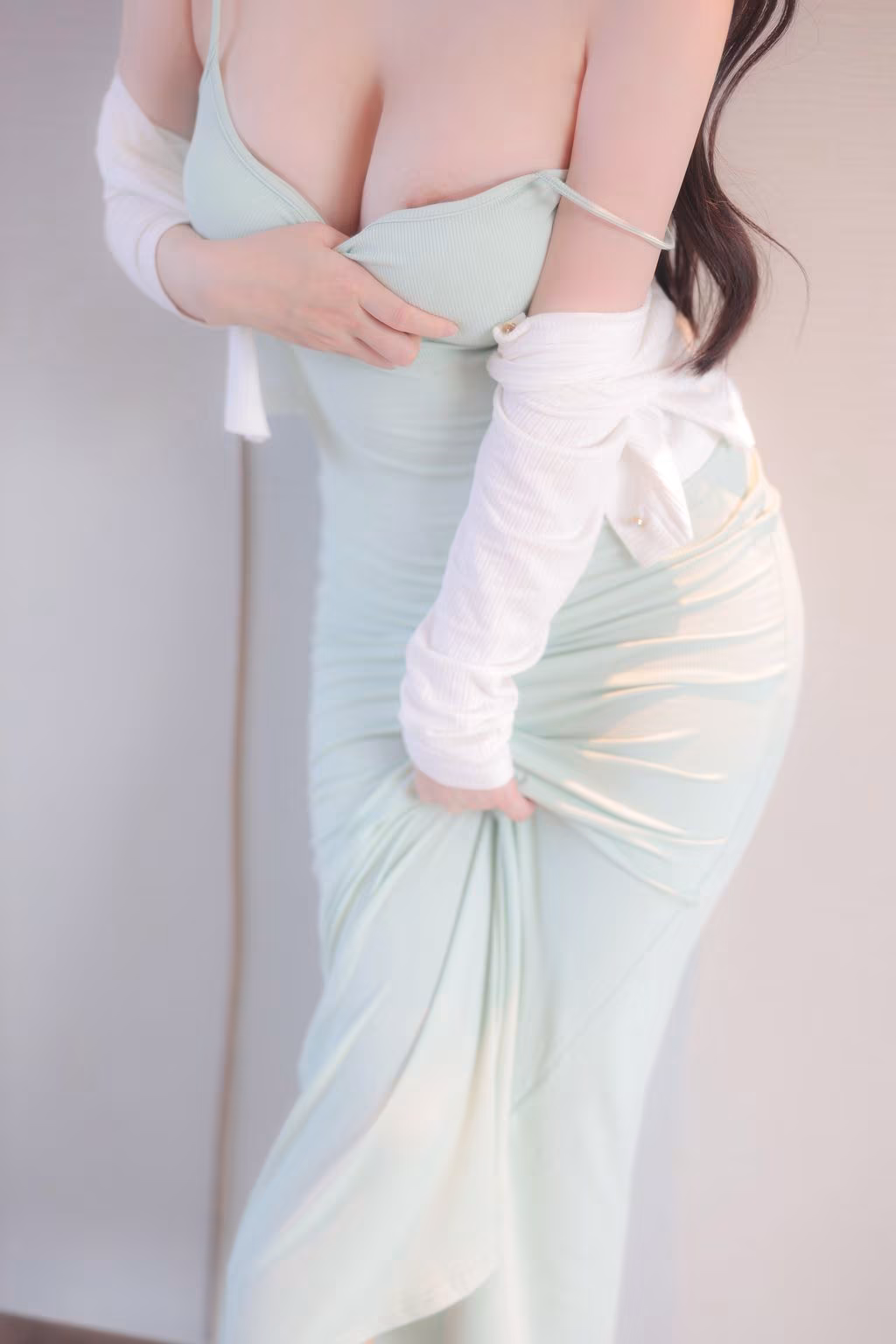 [XR Uncensored] 白茹雪Abby: R18 秀人网模特 绿色 5