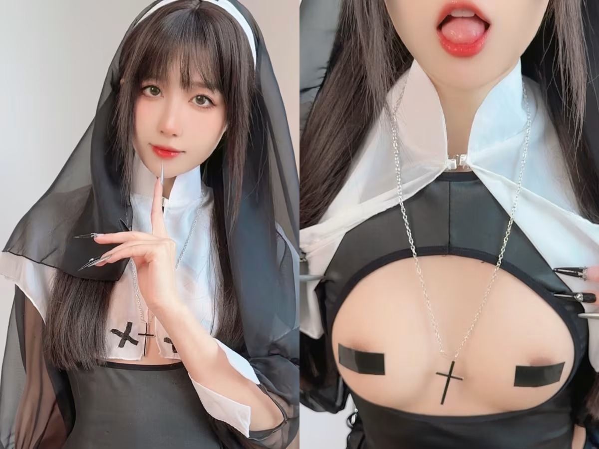 邪惡聖女秀出身體 極度誘惑的美胸視角讓人大飽眼福 (11P)