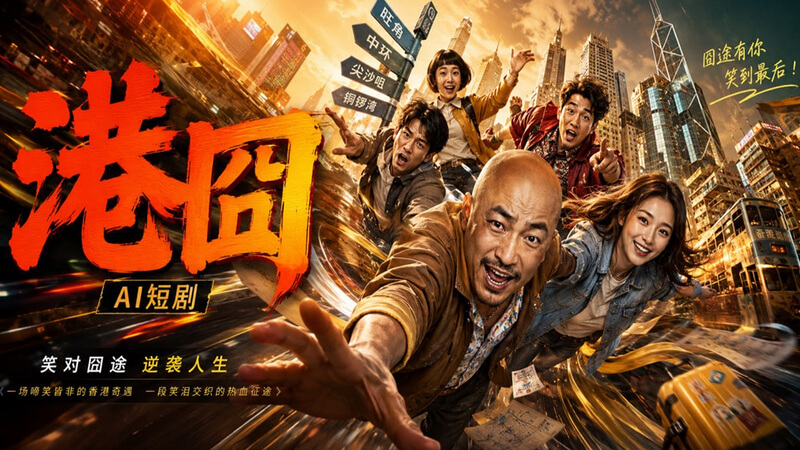 AI短剧 港囧