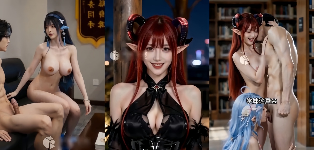 AI成人短剧 《宅男的最终幻想》 男主想扩张后宫 兔娘主动把闺蜜推向男主