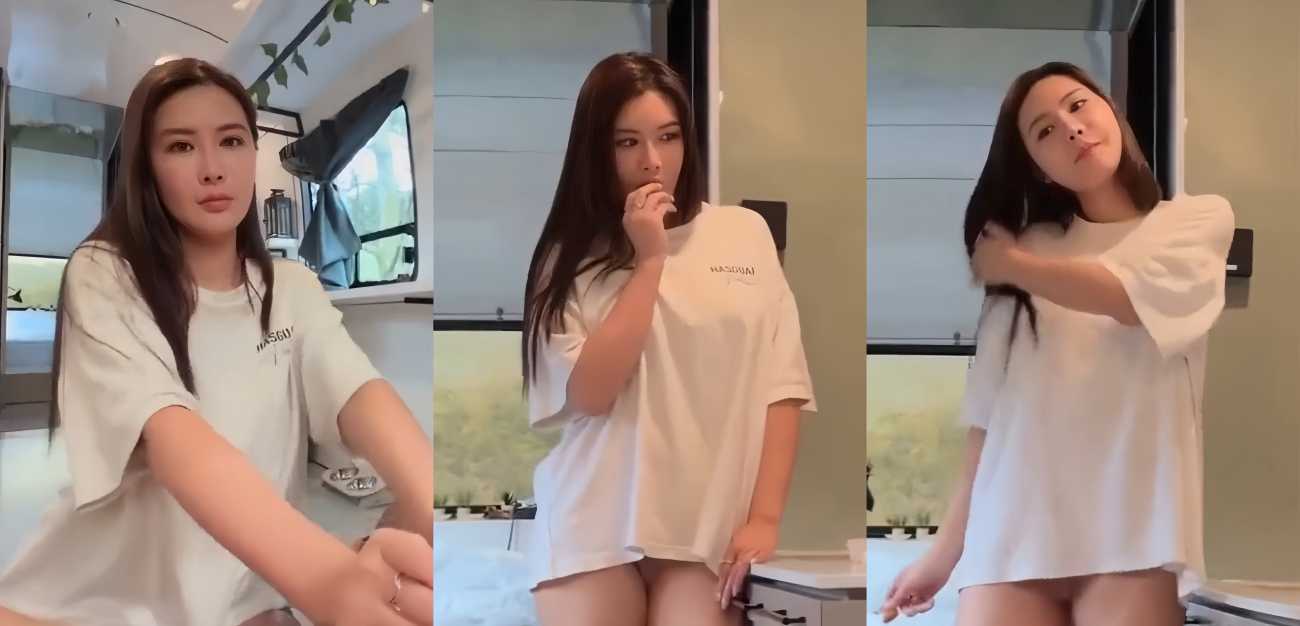 开着房车和巨乳气质女神一起露营 突然抓着我的大屌说想要 这谁忍得住