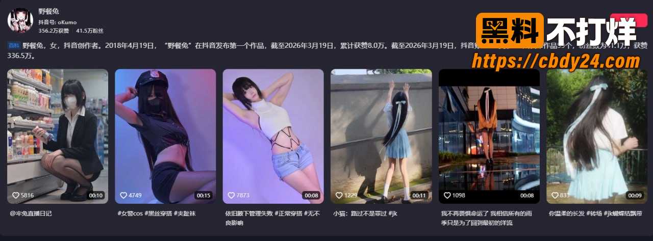 抖音女网红下海推特福利姬野餐兔 1