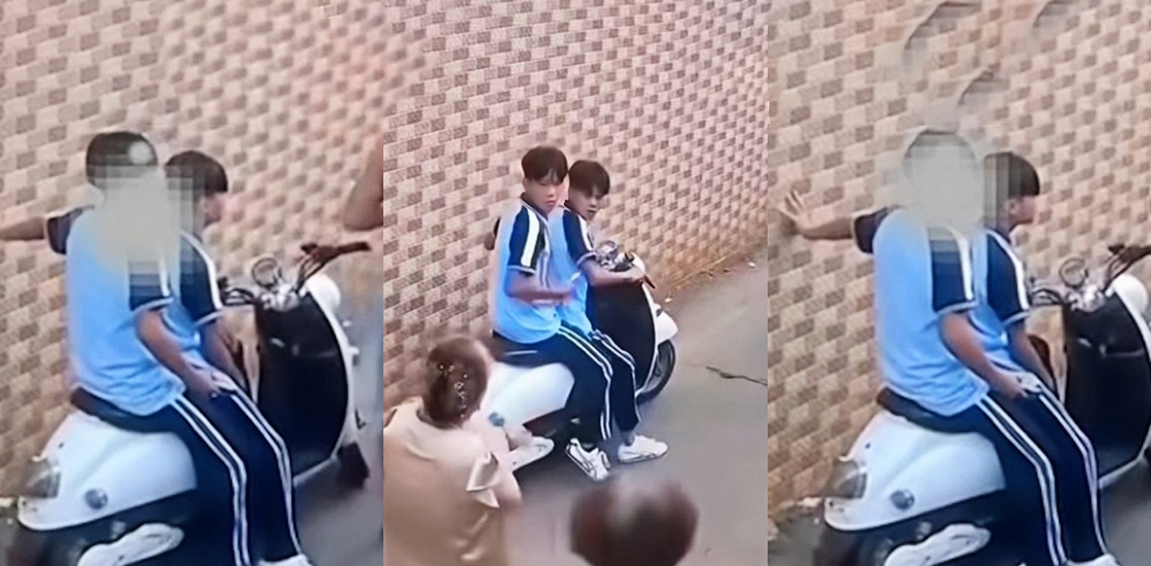 学生骑电动车遇老人挥拳 喊迎接我的狮子之牙吧 引发肢体冲突 年轻人还是要低调