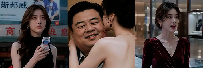AI成人短剧《少妇白洁》第17-18集 人妻白洁撞碎20万玉佛 直接用身体私了!